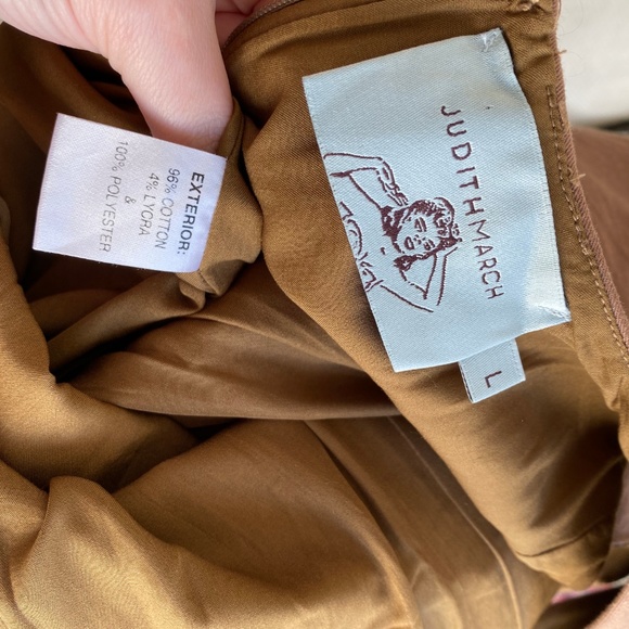 Anthropologie 70s Retro Modern Bow A-Line Dress - Picture 7 of 8